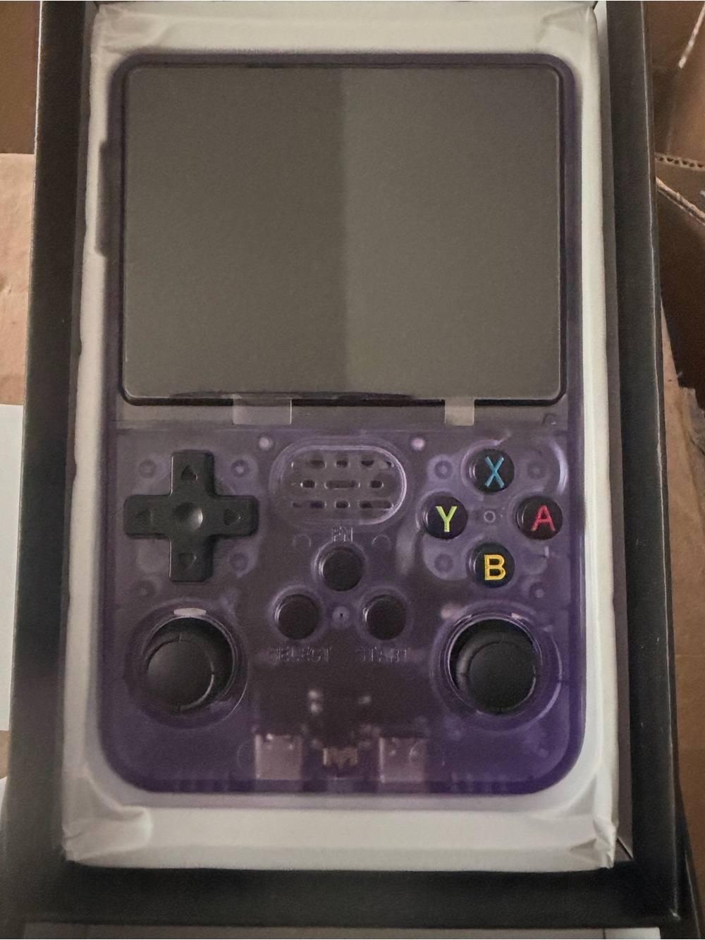 Handheld Gaming Console - Purple Transparent